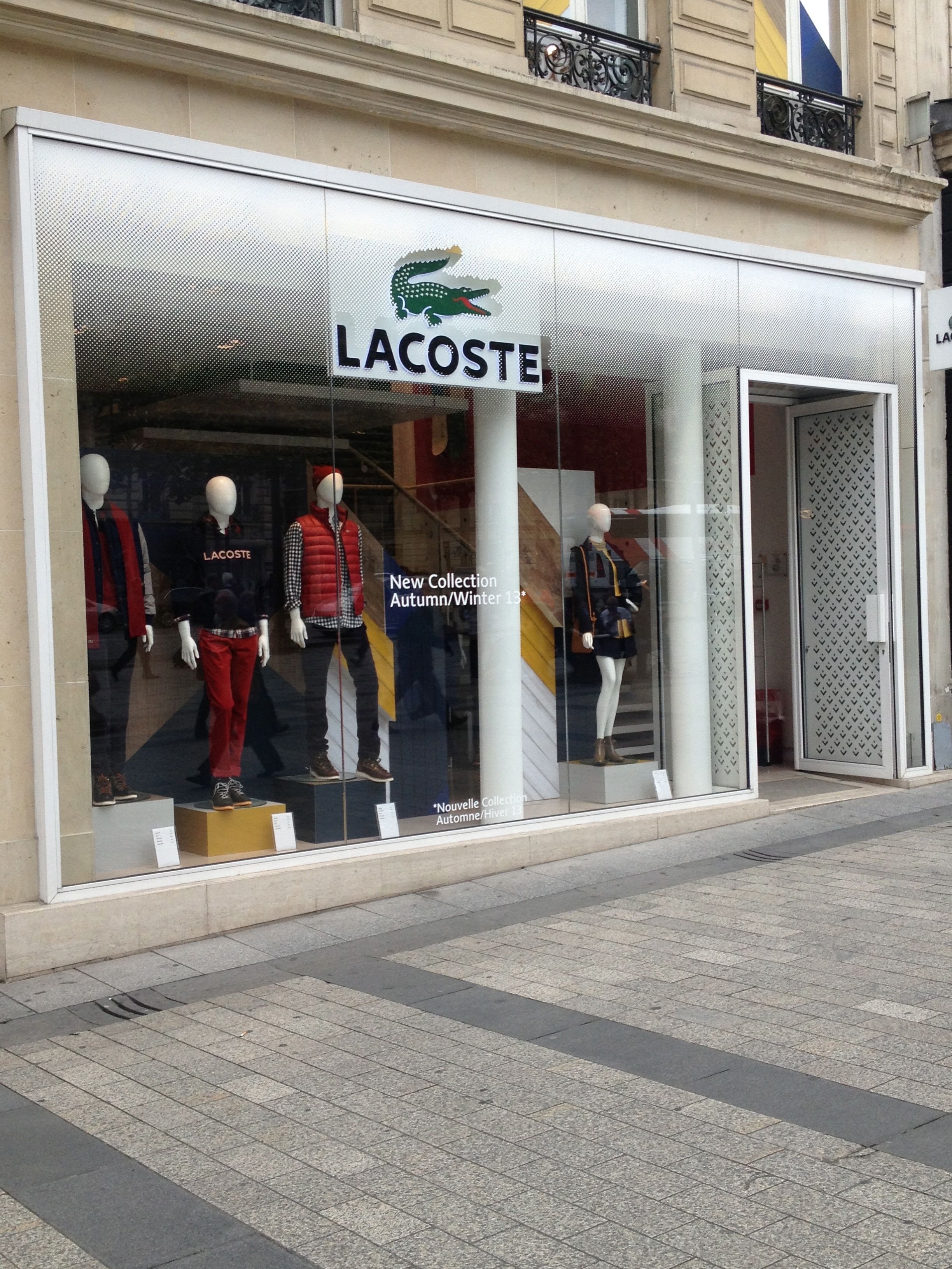 Lacoste Store on the Champs-Élysées 