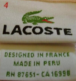 Detecting Counterfeit Lacoste | Lacosted: Fanatical About Lacoste Fashion