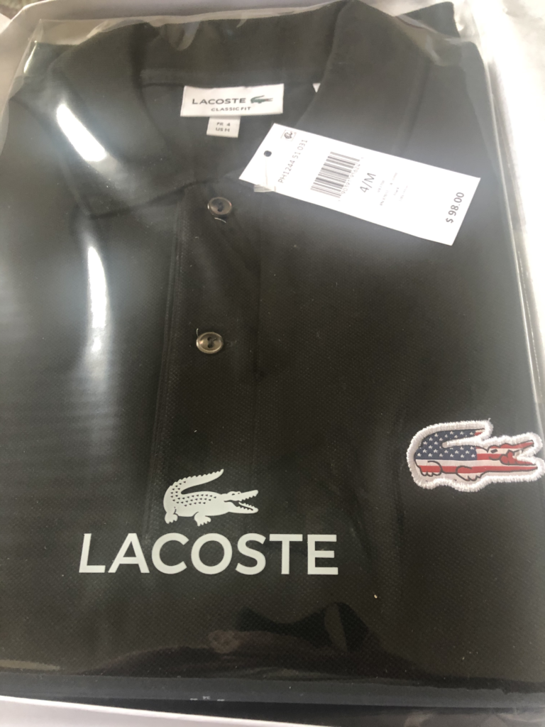 how to check original lacoste shirt